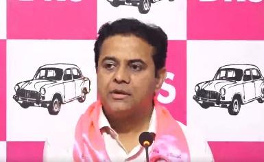 KTR condemns Congress ‘hooliganism’ during Telangana civic elections