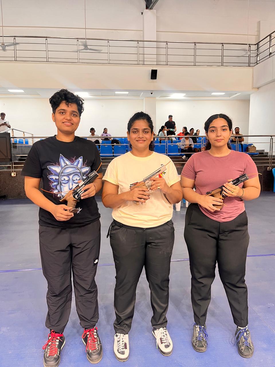 Rahi, Mehuli and Niraj finish on top at National Shooting Trials in Dehradun