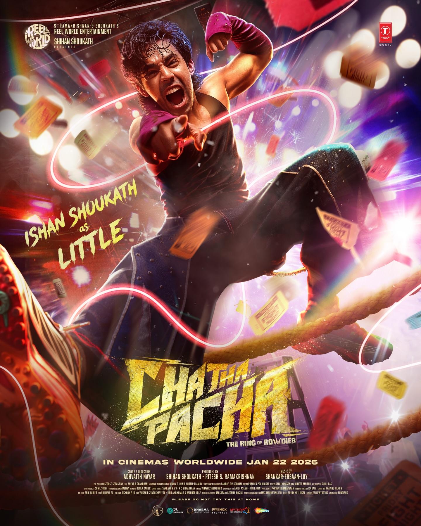 Ishan Shoukath's character and look in 'Chatha Pacha' released