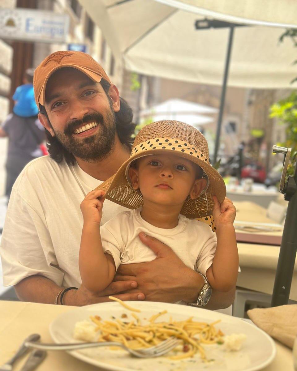 Vikrant Massey’s busy doing ‘monkey business’ with son Vardaan