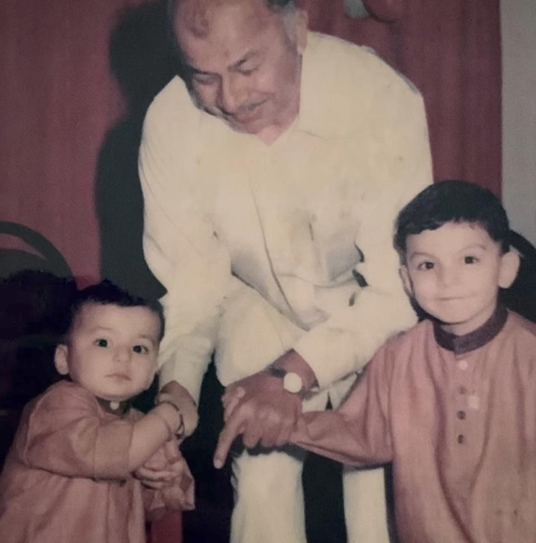 Veer Pahariya wishes brother Shikhar on birthday with childhood pics featuring grandfather Sushil Kumar Shinde