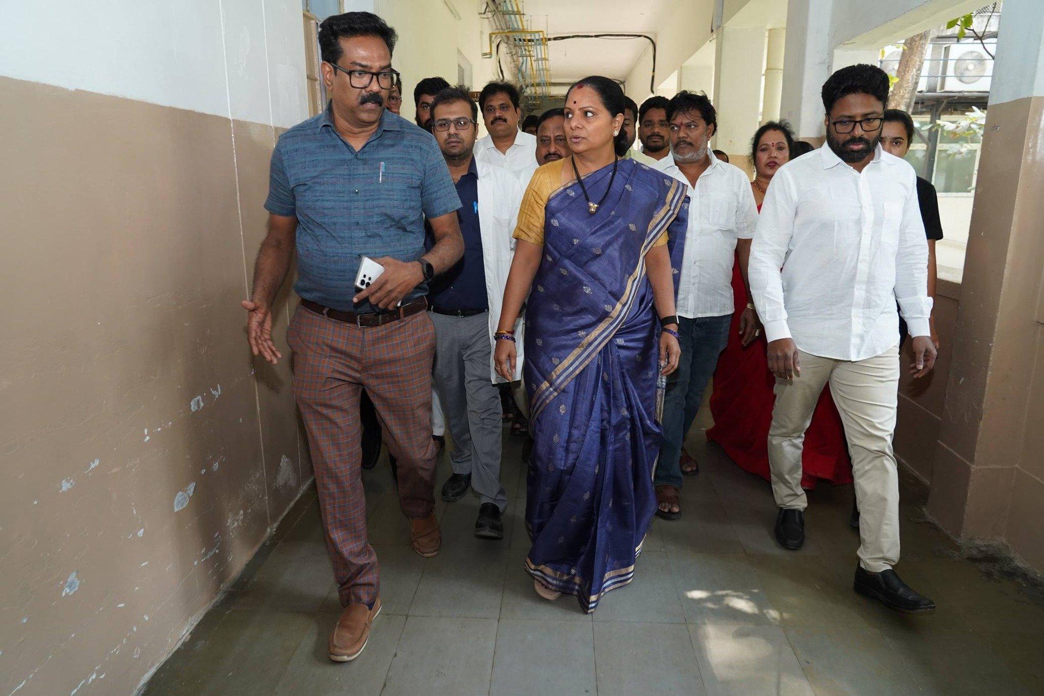 Kavitha terms her cousin Santosh Rao an 'informer' of Revanth Reddy