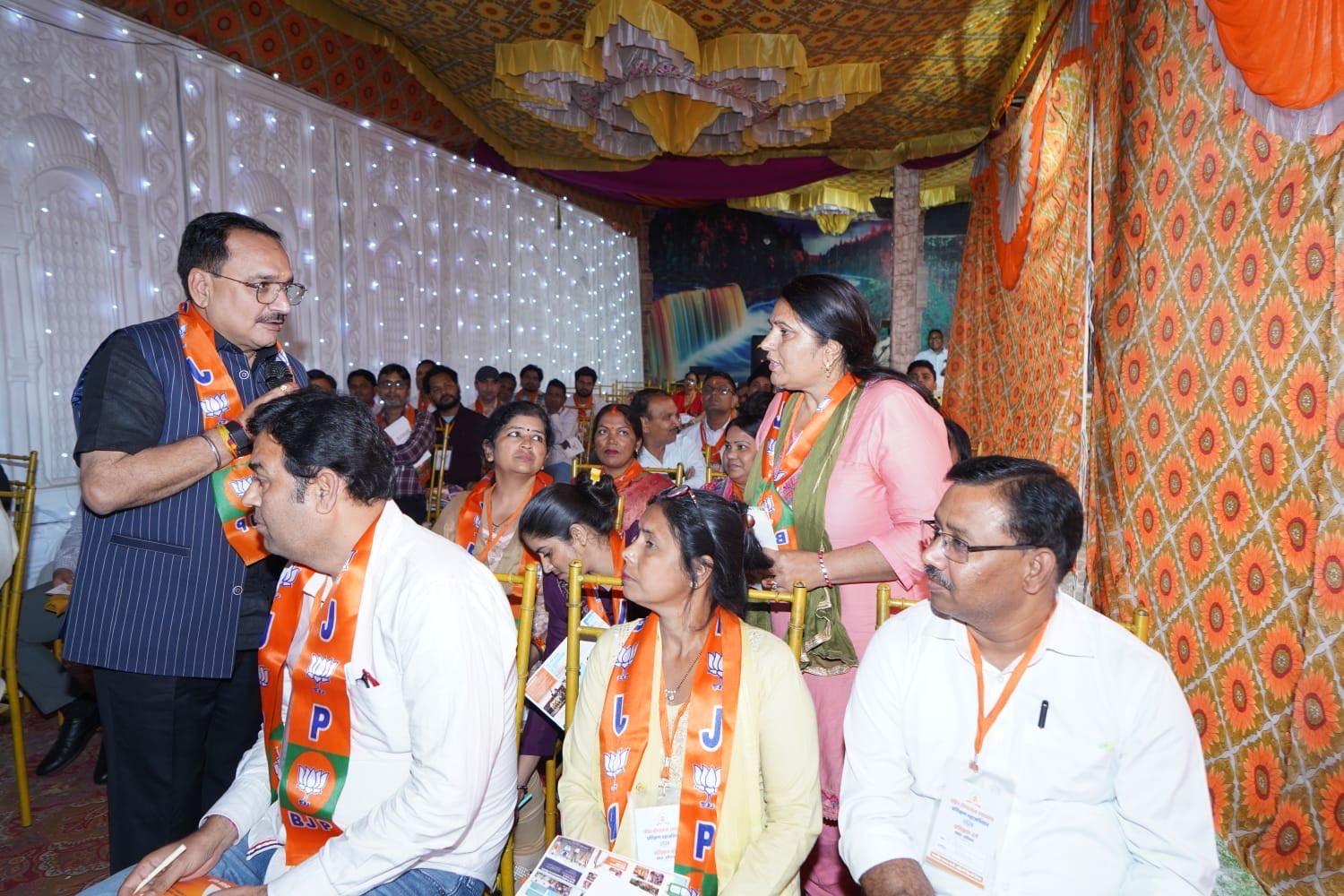 Delhi BJP organises night-stay training camps for workers in 11 mandals