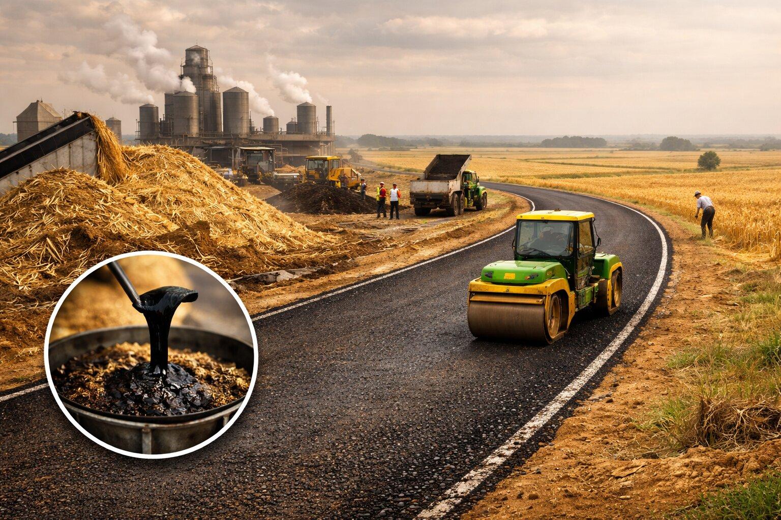 India turns crop waste into roads with breakthrough Bio-Bitumen technology