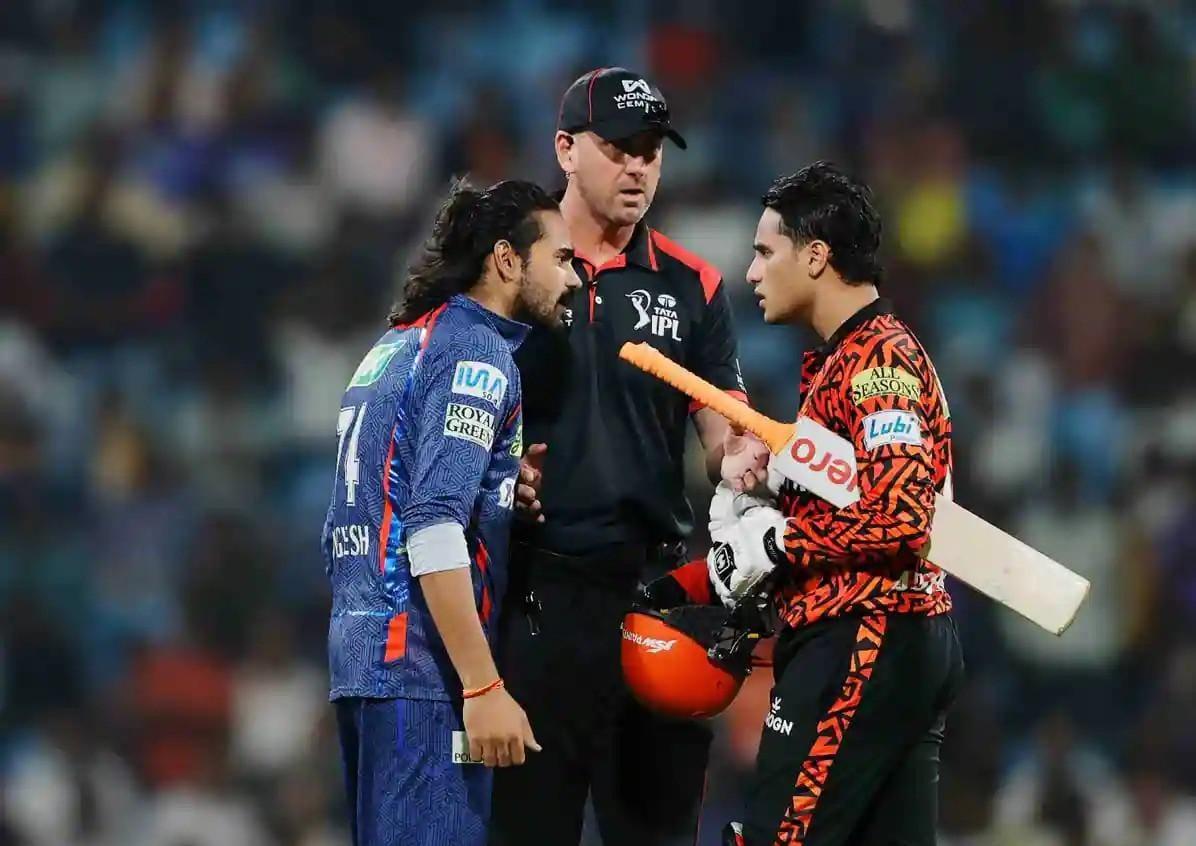 LSG's Digvesh gets one game suspension, SRH batter Abhishek fined 25 pc of match fees for on-field altercation