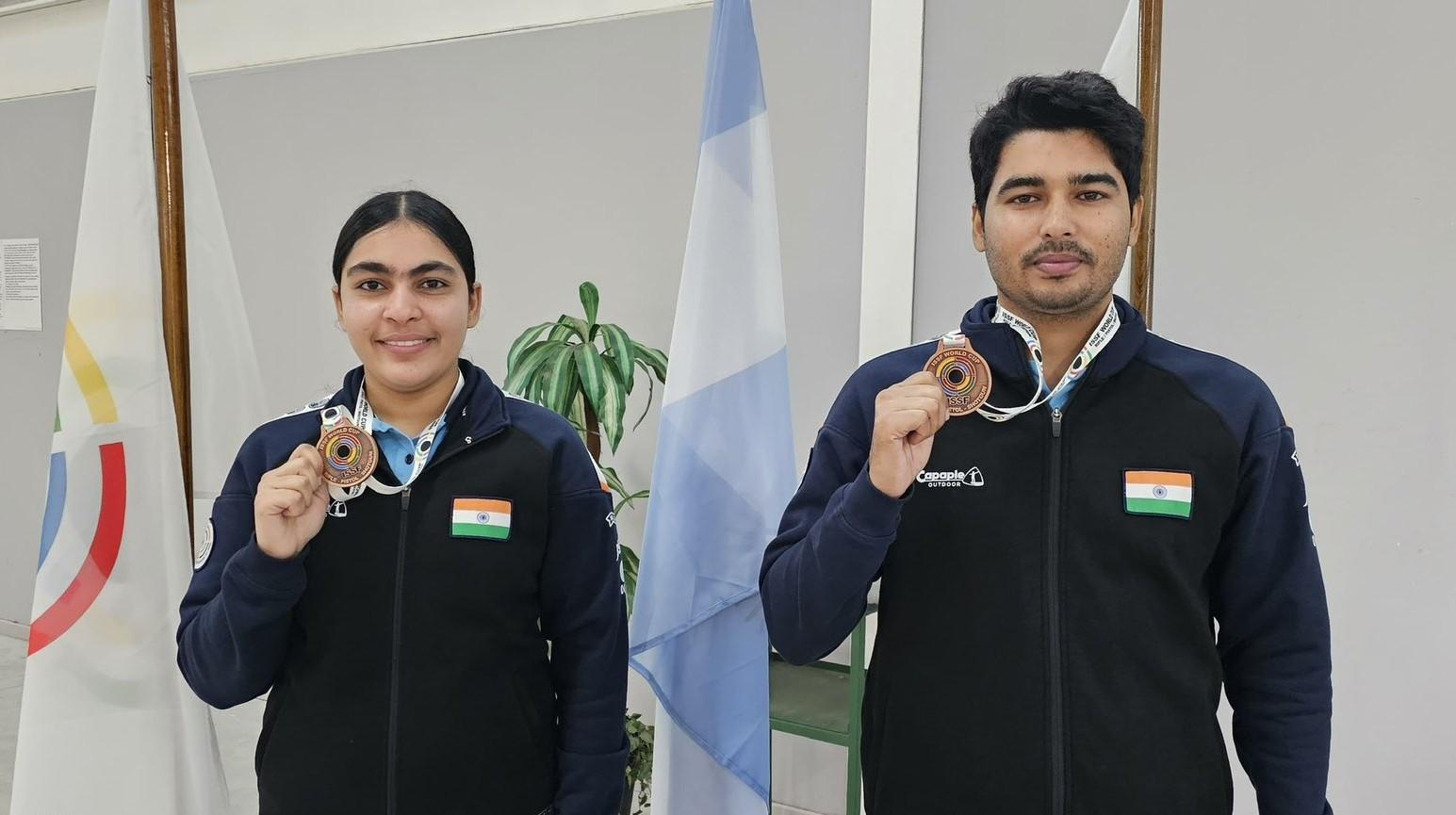 Saurabh-Suruchi bags 10m air pistol mixed team bronze at Asian Shooting Championships