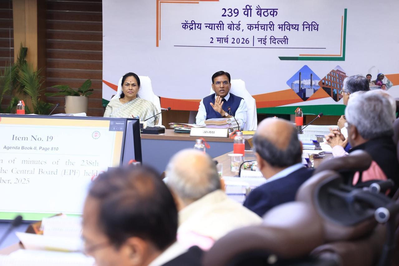 EPFO okays 8.25 per cent interest rate on PF deposits for 2025-26