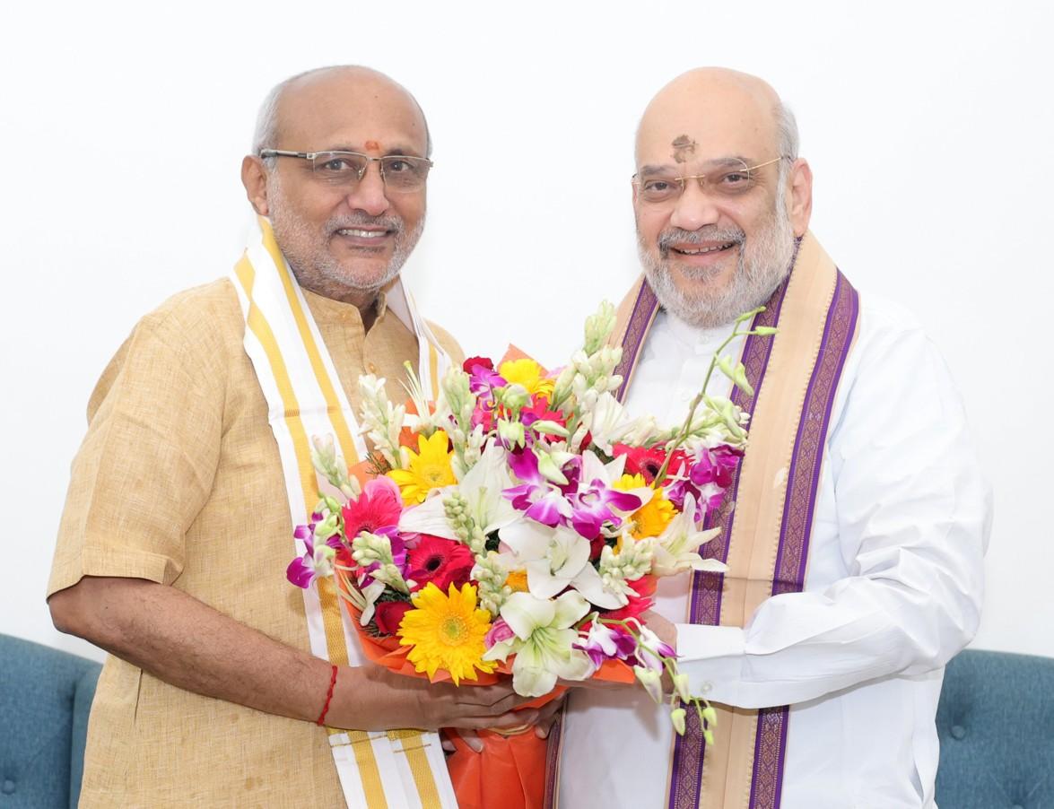 NDA’s Vice-Presidential candidate C.P. Radhakrishnan meets HM Amit Shah