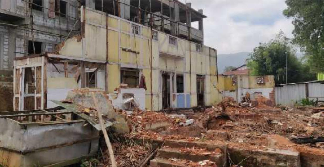 Historic Redlands Building razed in Shillong; triggers outrage in Manipur, Meghalaya