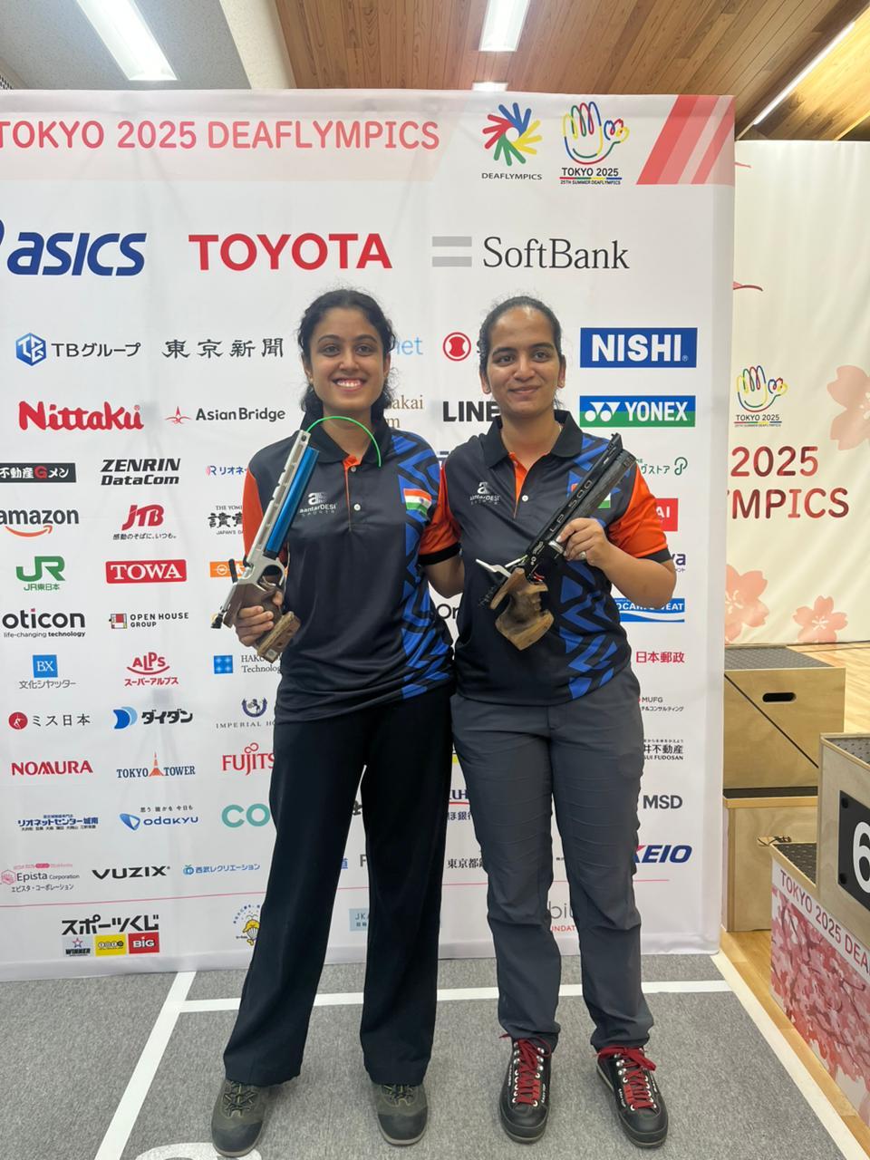 Shooting: Anuya Prasad, Pranjali Dhumal seal gold & silver in Air Pistol at Deaflympics