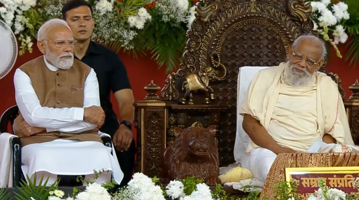 Many ruled 'Delhi' but only PM Modi ruling 'hearts of people': Acharya Shri Padmasagar Surishwarji Maharaj