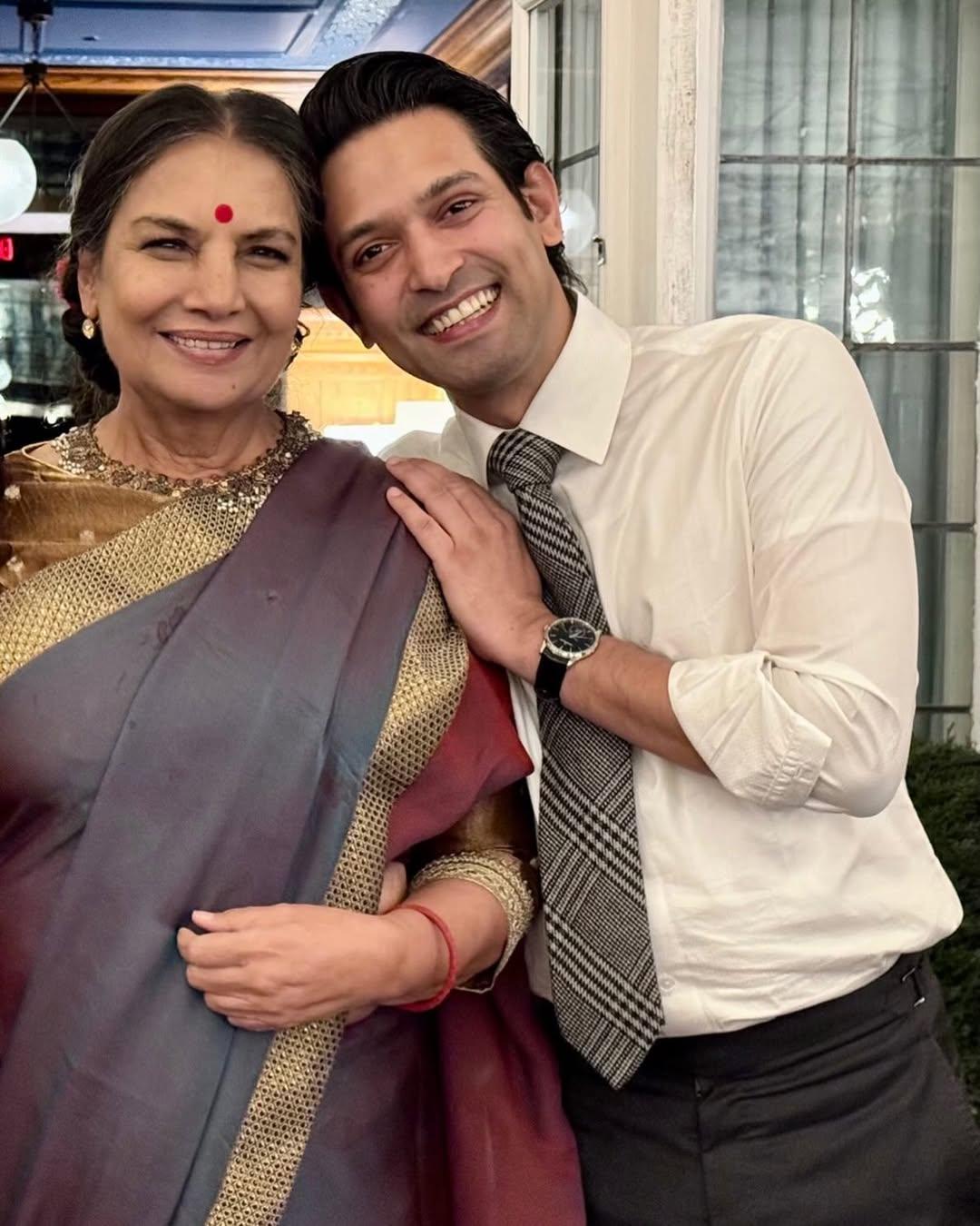 Shabana Azmi shares a heartwarming moment with Vikrant Massey