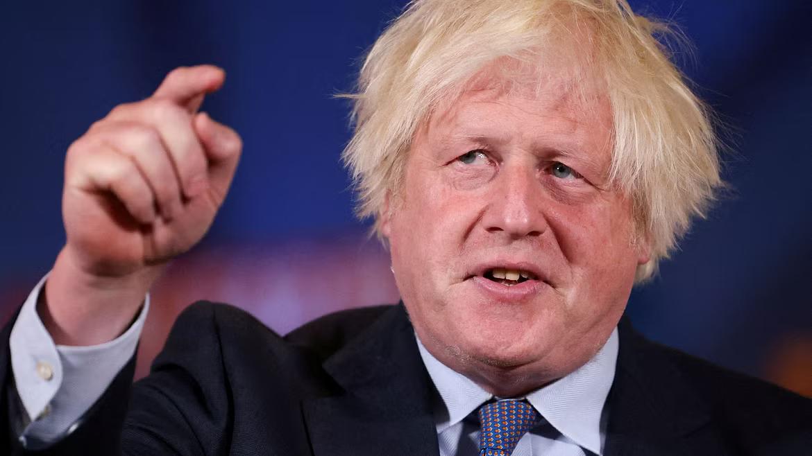 Former British Prime Minister Boris Johnson
