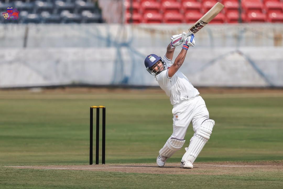 Ranji Trophy: Sarfaraz Khan smashes double ton for Mumbai against Hyderabad