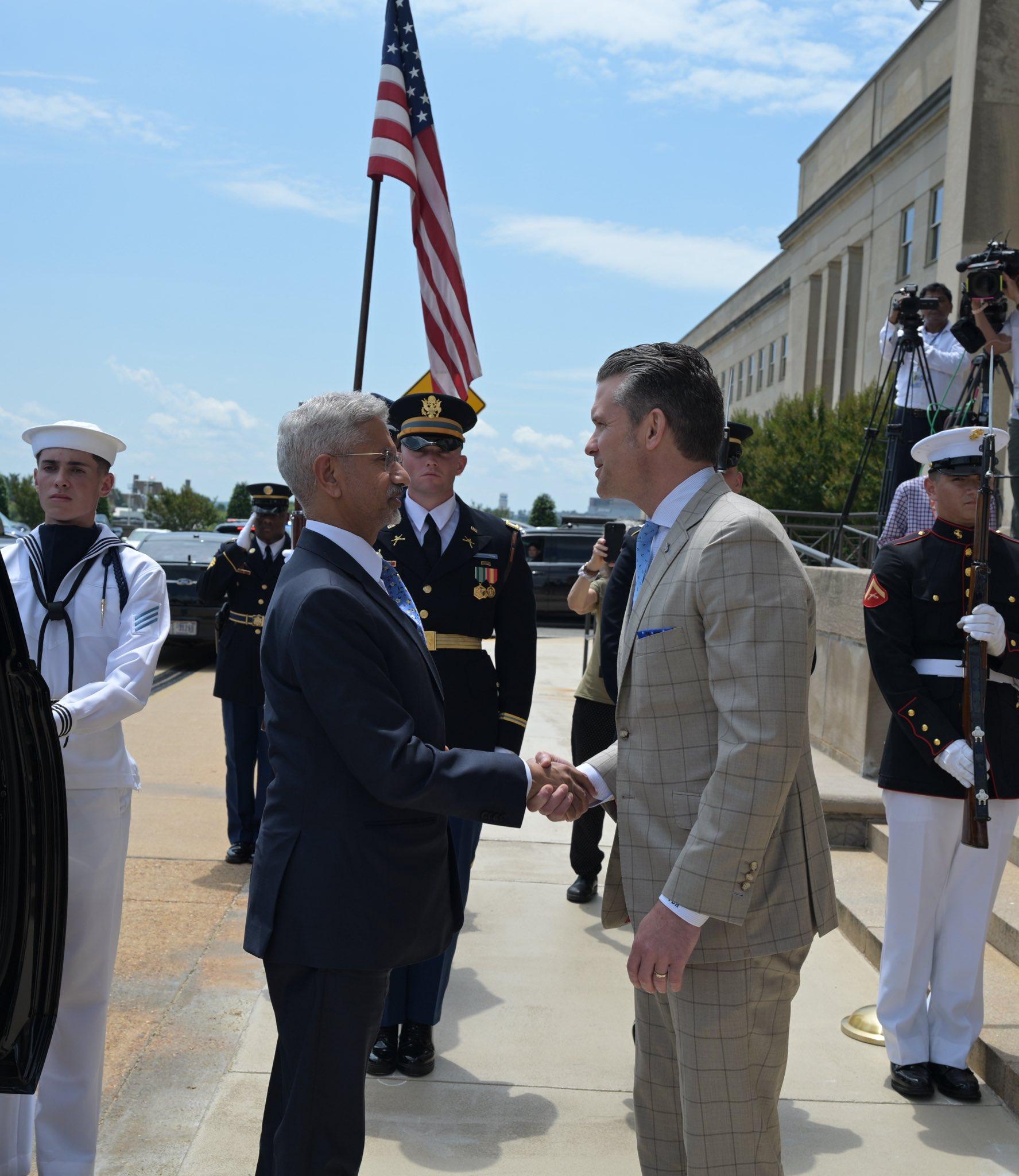 India, US mutually aware of regional security concerns, can counter threats together: Hegseth