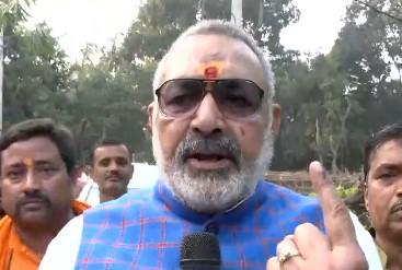 'NDA will win': Giriraj Singh confident after casting vote in Bihar first phase polling