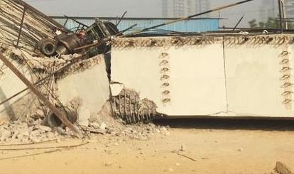 Labourer injured, another trapped as under-construction bridge's slab collapses in Gujarat