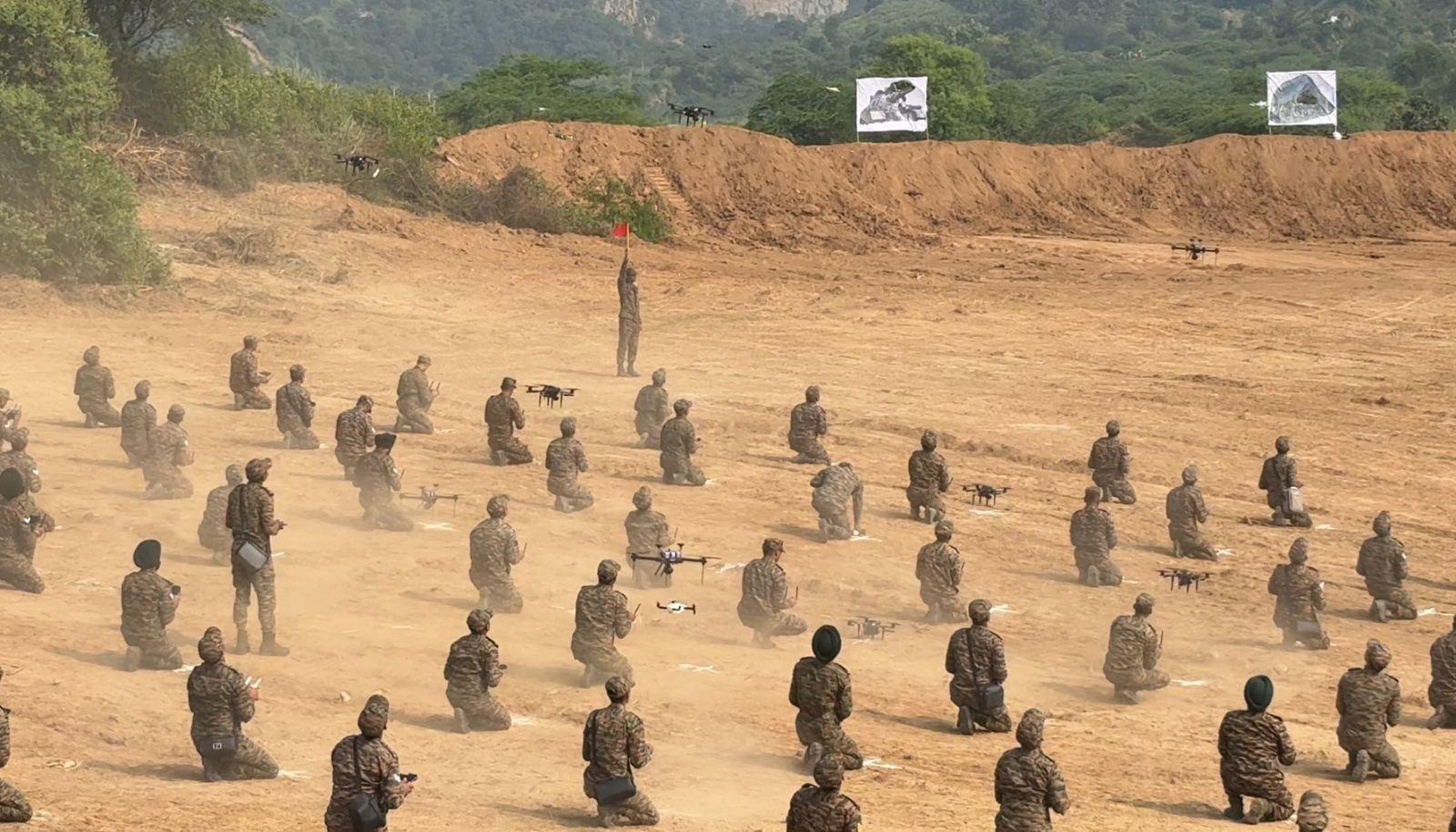 Indian Army conducts exercises to validate efficiency of indigenous drones