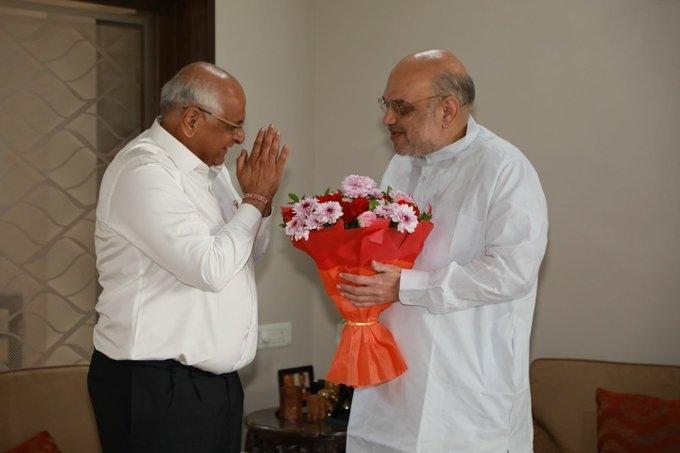Amit Shah extends birthday wishes to Gujarat CM Bhupendra Patel, praises his leadership