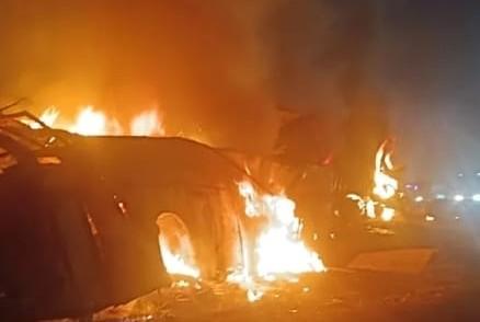 One killed after 2 train coaches catch fire in Andhra Pradesh's Anakapalli