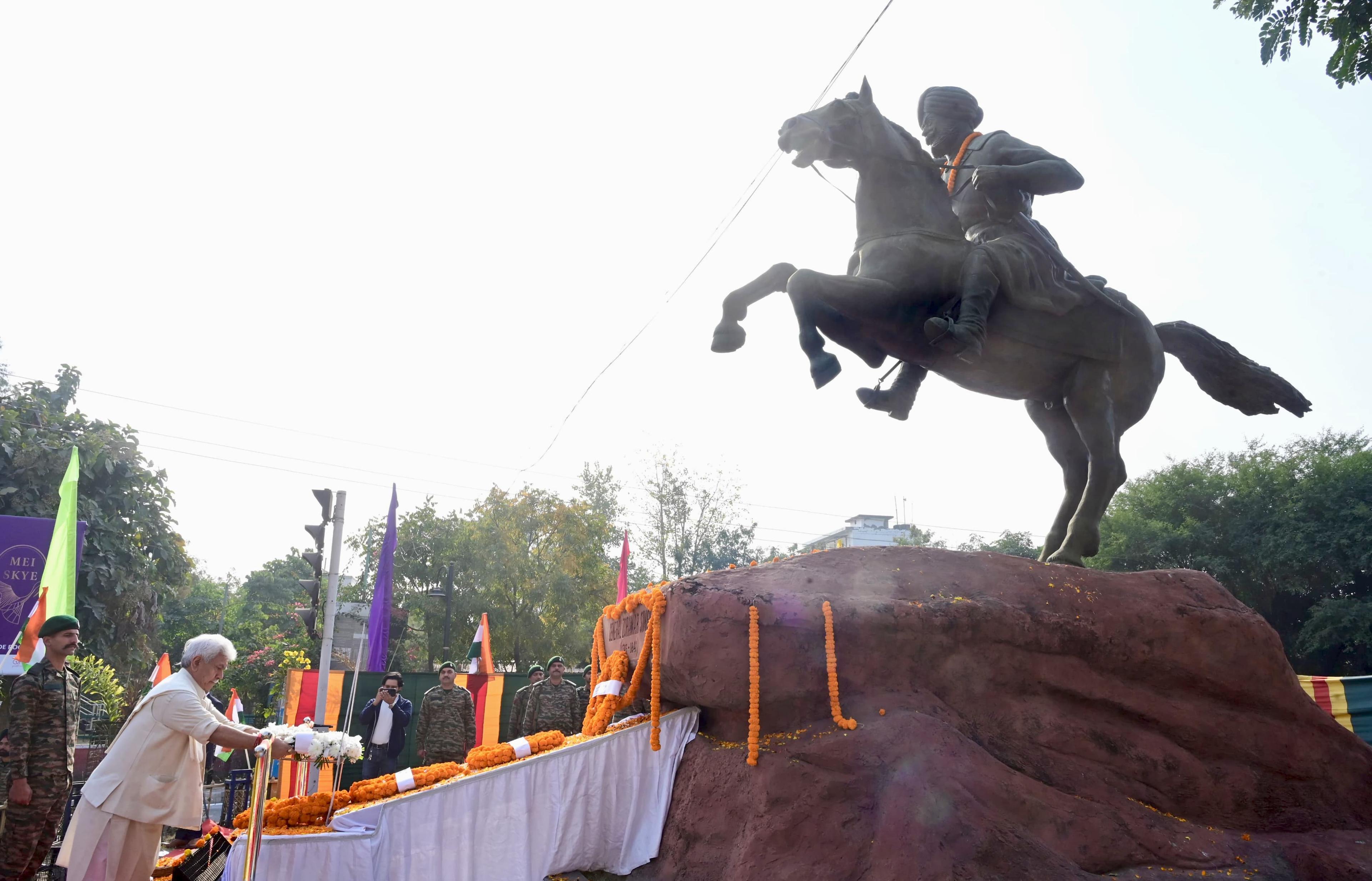 J&K L-G pays tribute to legendary warrior Zorawar Singh, says his vision inspired generations