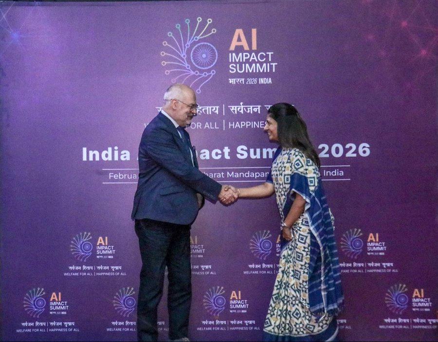 Estonian President arrives in New Delhi to participate in India-AI Impact Summit
