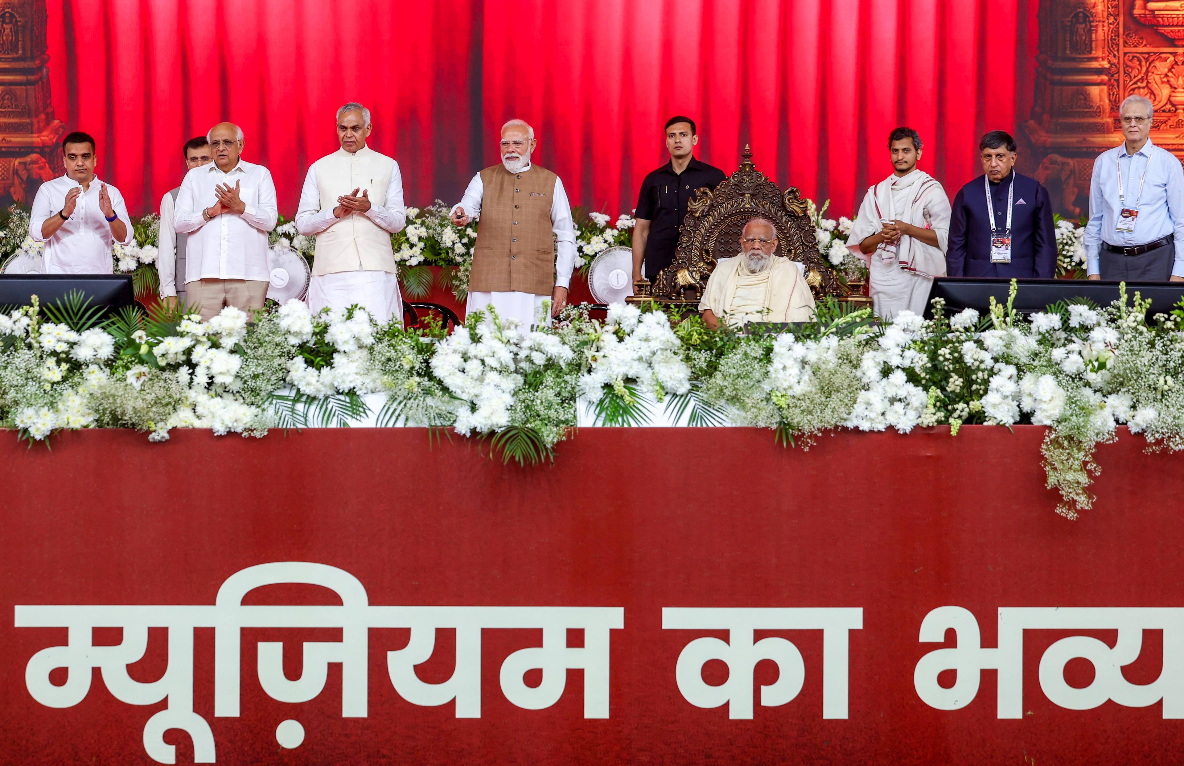 Strengthened roads and railways will bring investments: PM Modi in Gujarat (Lead)