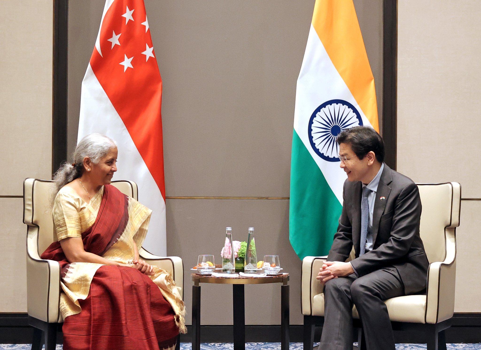 Singapore PM meets FM Sitharaman to boost Comprehensive Strategic Partnership