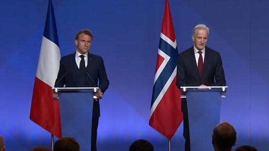 France, Norway pledge closer defence cooperation during Macron's visit