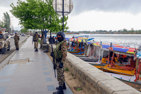 Missile-like object falls into Dal Lake, drone shot down over Srinagar airfield