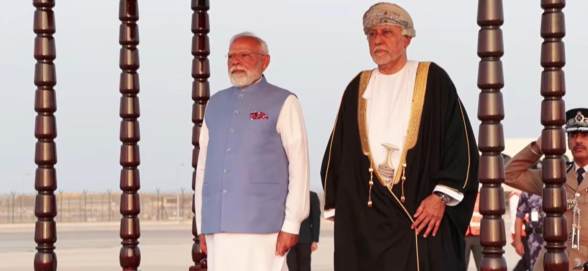 PM Modi arrives in Oman on final leg of his three-nation visit