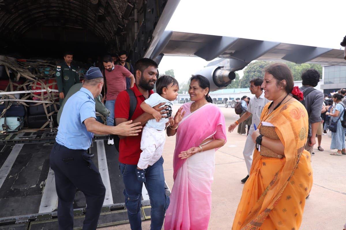 IAF brings 224 Indians back from Israel under Operation Sindhu