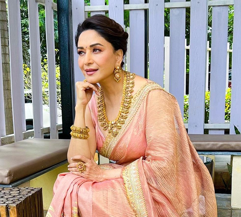 Madhuri Dixit recalls working as a ‘junior’ to Dharmendra, reveals he never took his success seriously