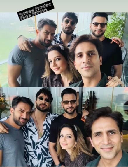 Sussanne Khan clicks a selfie with BF Arsalan Goni & his brother actor Aly Goni