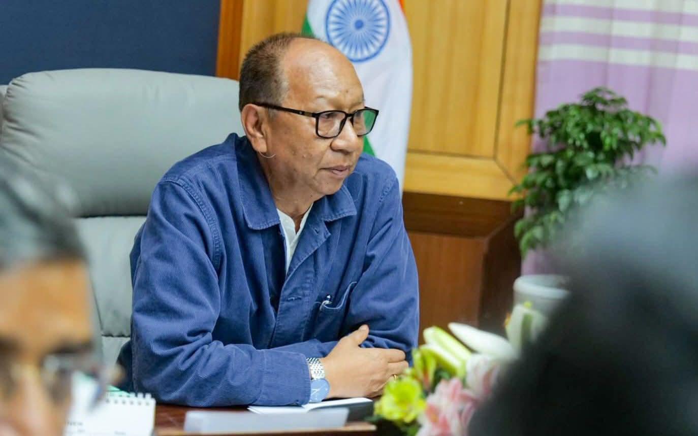 Manipur CM reviews Jiribam-Imphal railway project 