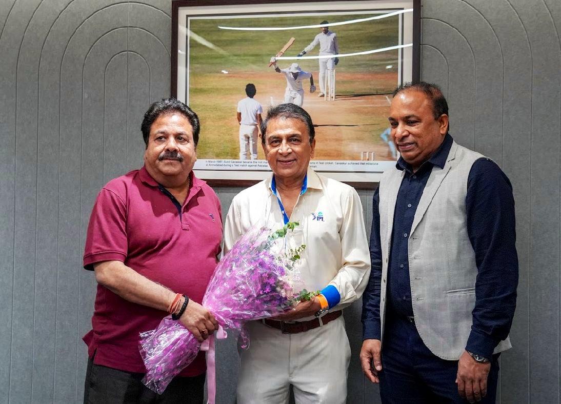 Sunil Gavaskar inaugurates '10000 Gavaskar', a board room in BCCI HQ named after him