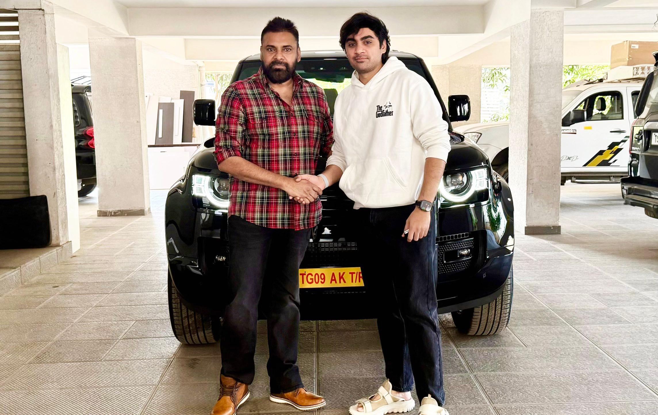 Pawan Kalyan gifts a Land Rover Defender to 'They Call Him OG' director Sujeeth
