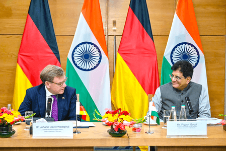 Piyush Goyal holds talks with German Minister Wadephul on bolstering economic ties