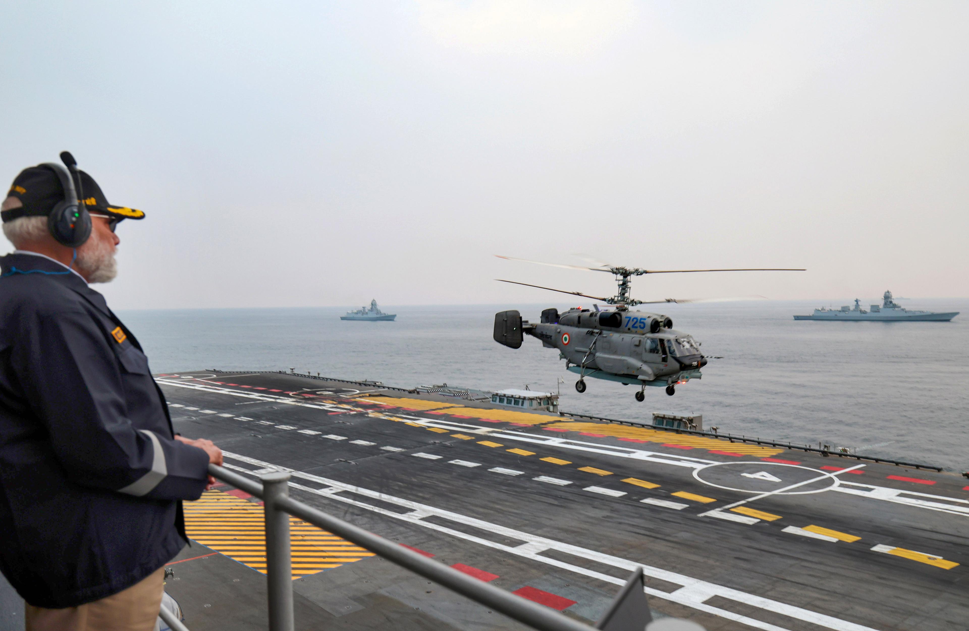 PM Modi consolidates govt's defence indigenisation policy in personal outreach with sea warriors