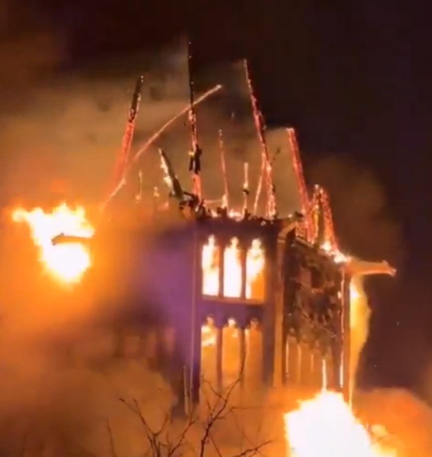Amsterdam's iconic church destroyed by fire