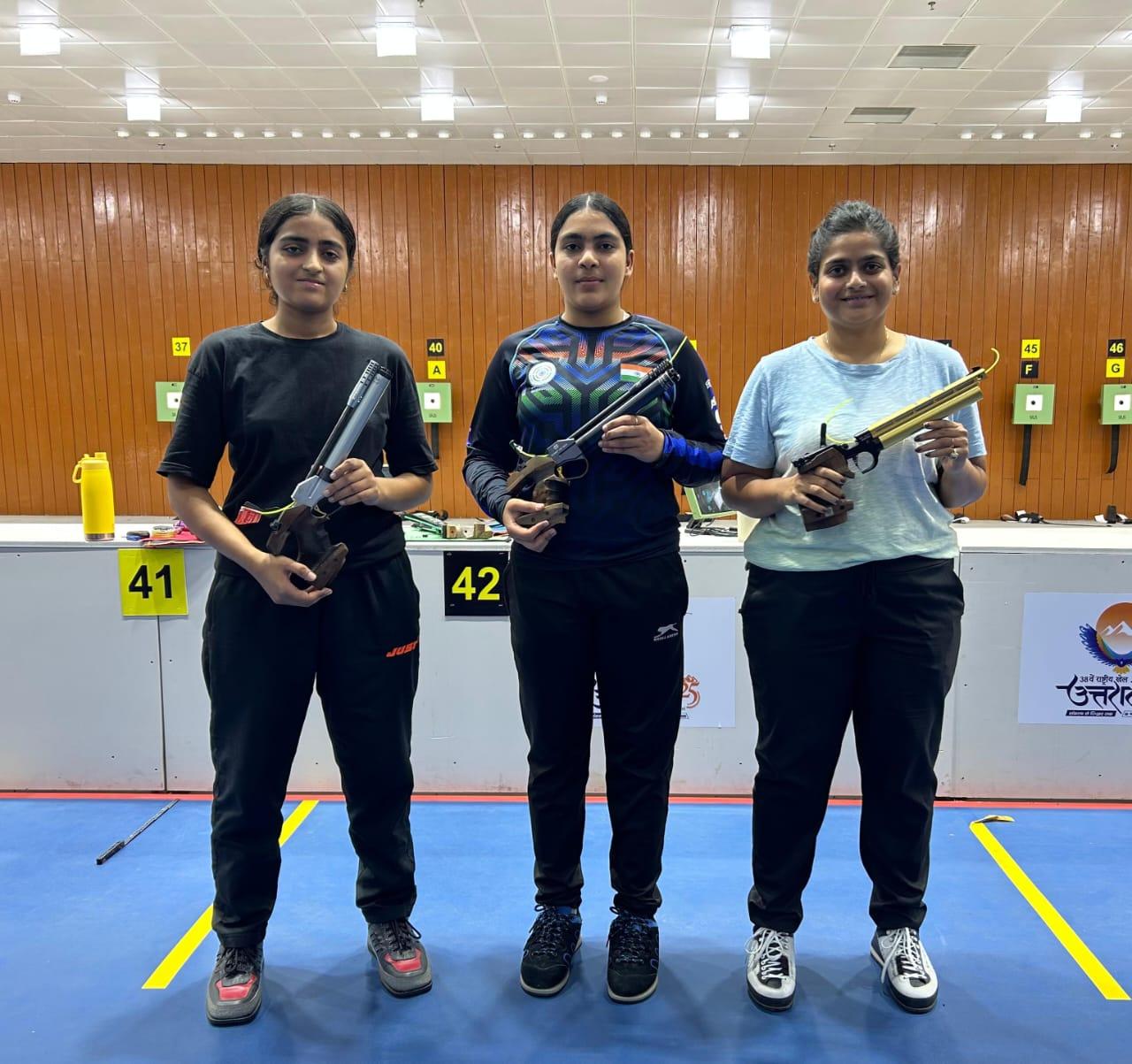 Suruchi Singh and Saurabh Chaudhary win 10m Pistol T4 at National Selection Trials