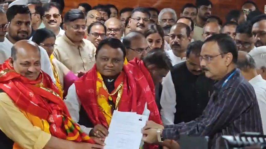 Manmohan Samal, Sujeet Kumar, BJP-backed Dilip Ray file nominations for RS polls