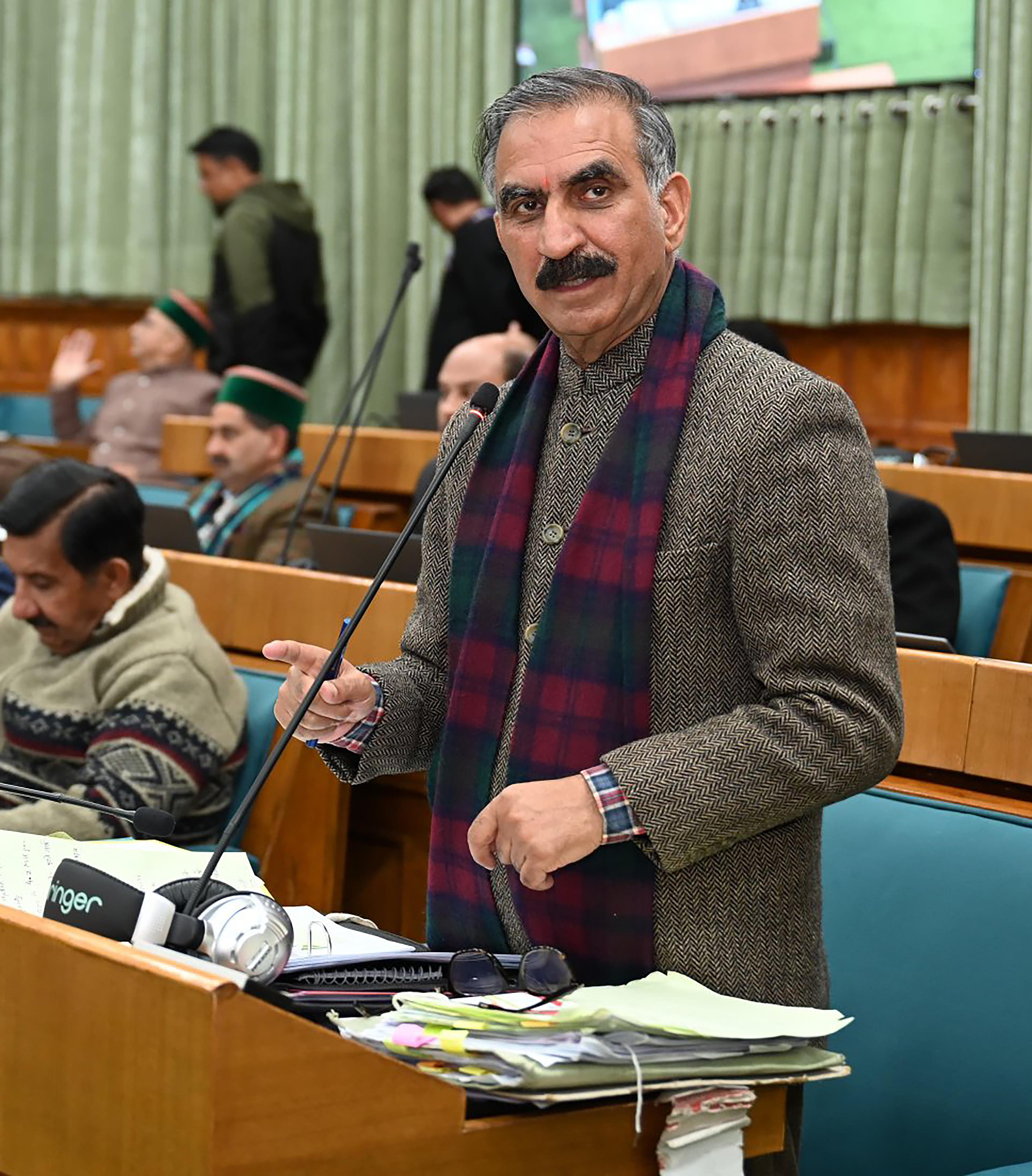 Himachal’s economy moving on strong, resilient growth trajectory: CM Sukhu informs Assembly