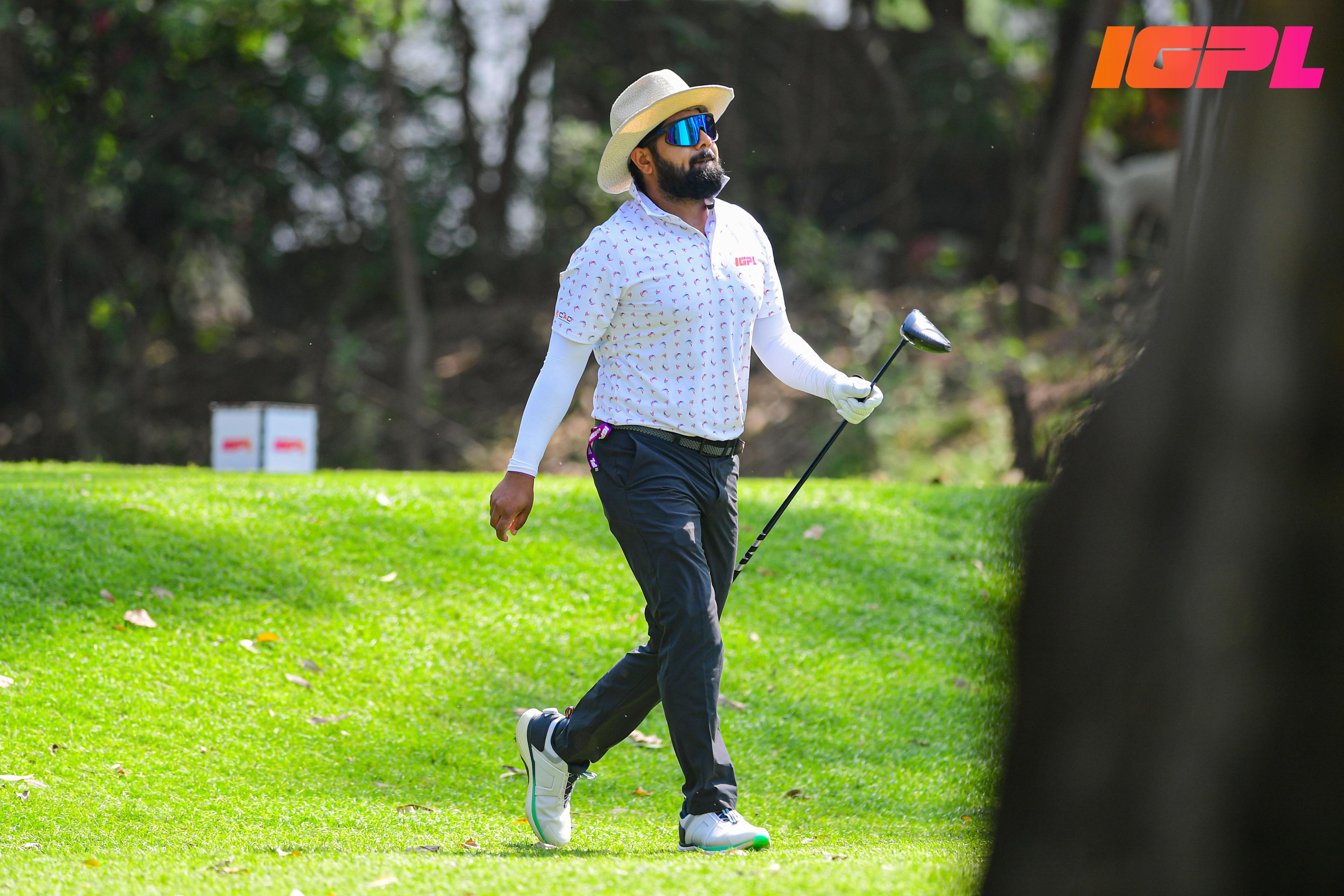 Aman Raj takes a four-shot lead over Bhullar in IGPL Chandigarh