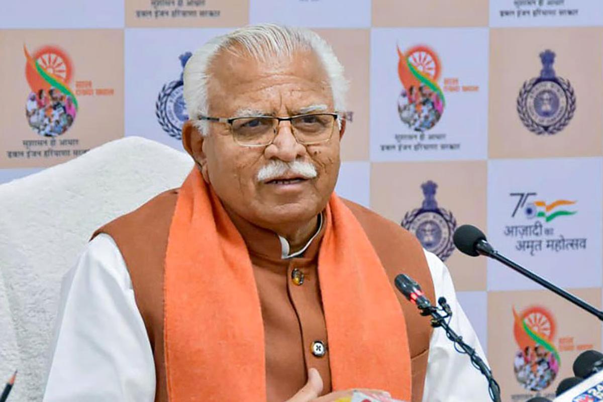 Union Minister Manohar Lal Khattar