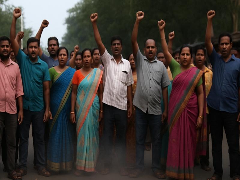 Bengal: Protests in Bankura as cop assaults servant; locals block roads demanding action