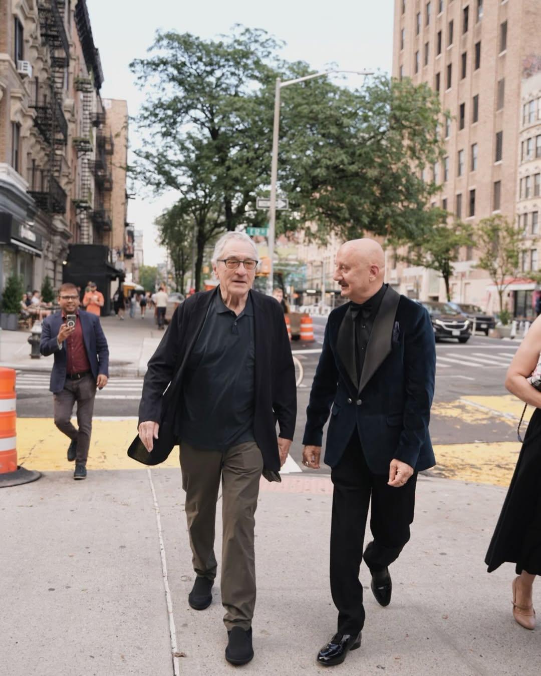 Anupam walks on streets of NY with De Niro: Never in my wildest dreams I’d ever thought