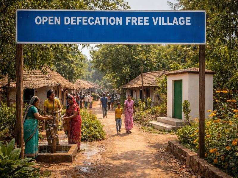 Jal Shakti Ministry expands ODF net in rural India during 2025