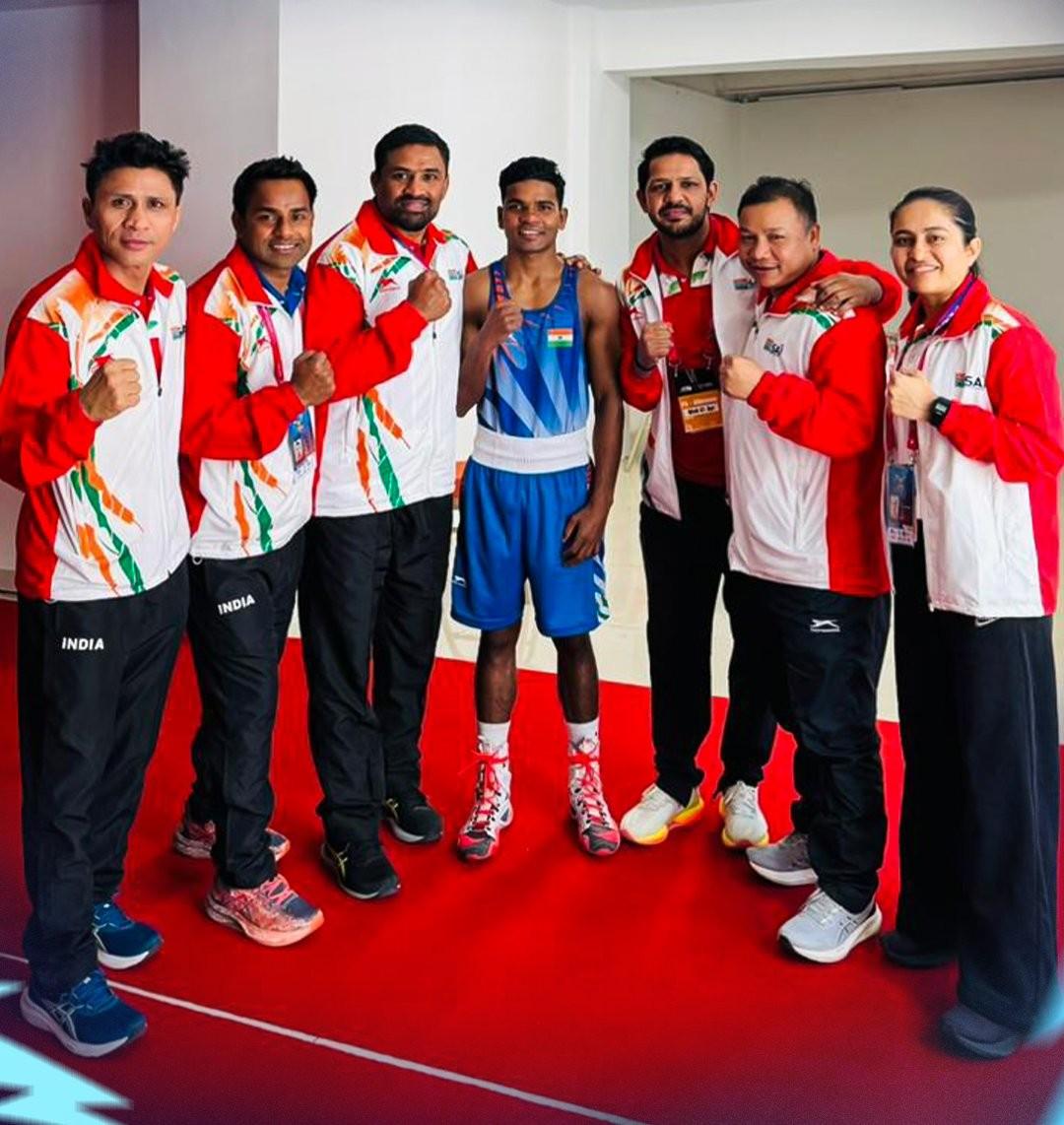 Asian Boxing C'ships: Suresh registers dominant win, Sachin edges through tight bout on Day 3