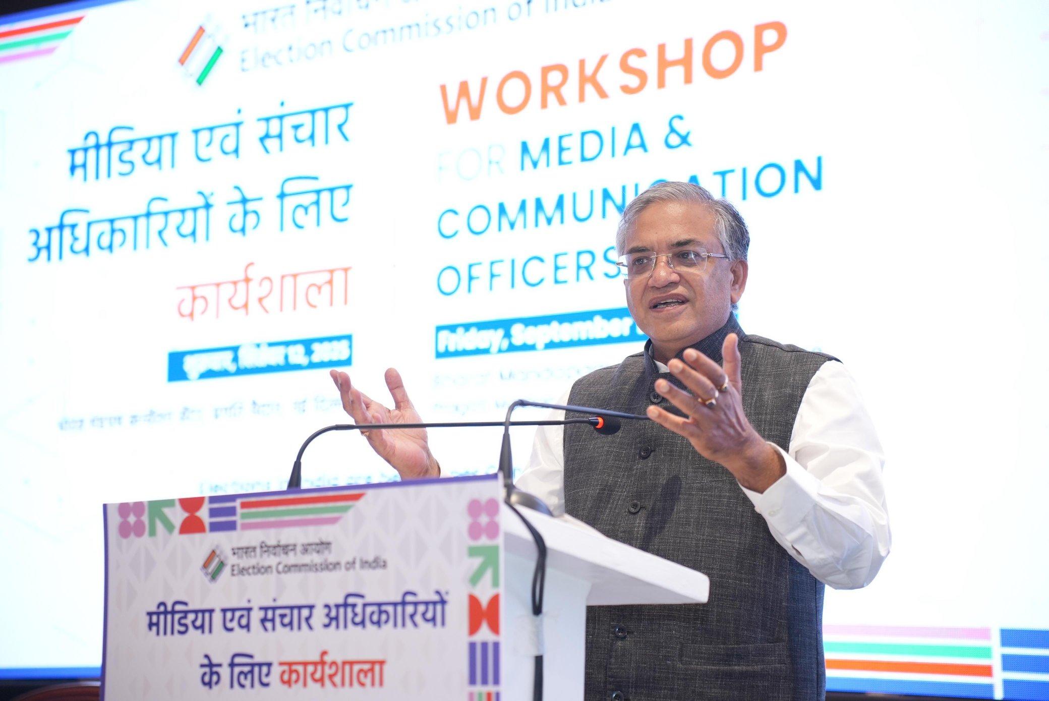 ECI holds workshop for CEO media officers, stresses on facts over misinformation